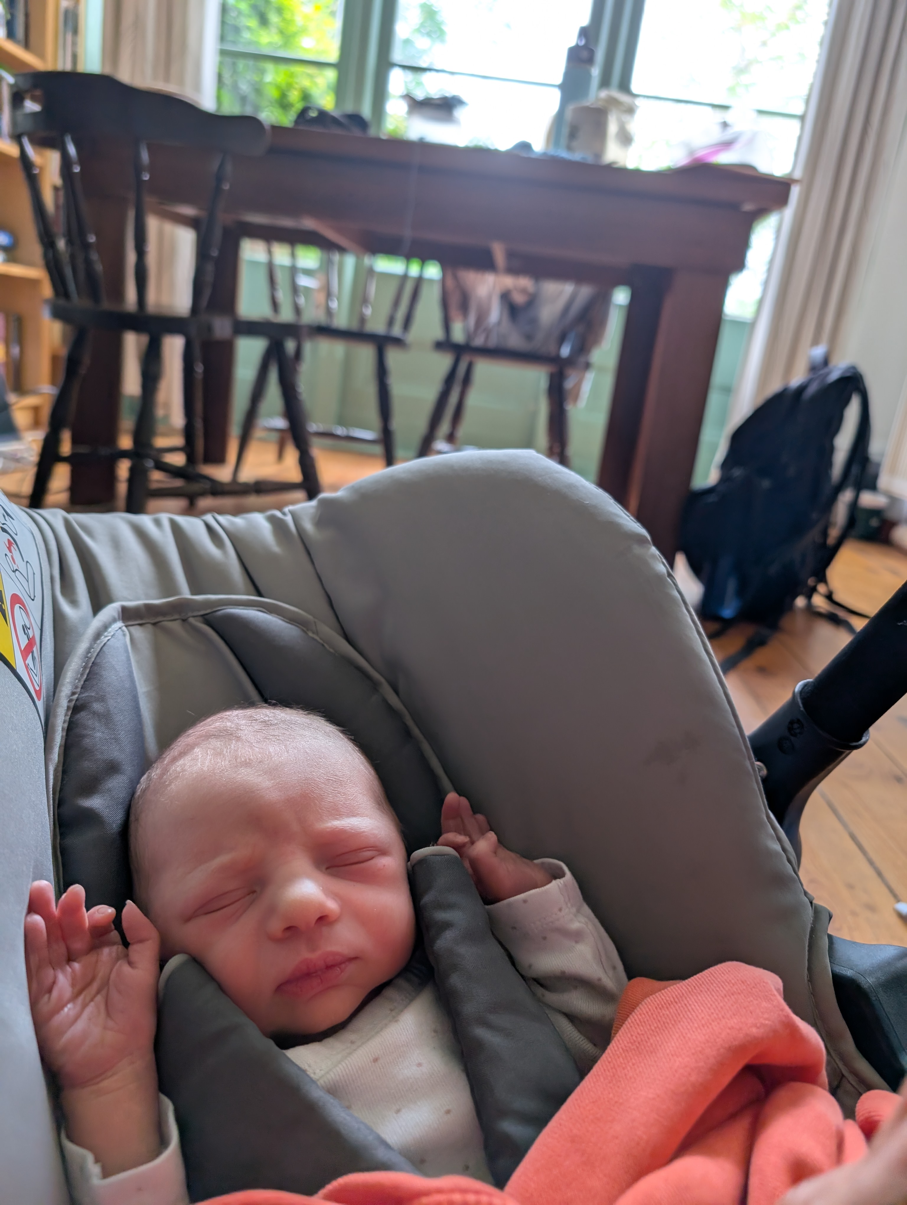 Pemi arrives home for the first time